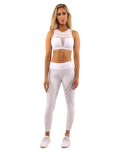 Load image into Gallery viewer, Laguna Set - Leggings &amp; Sports Bra - White
